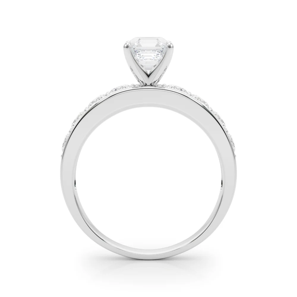 Single Row Channel Set Engagement Ring - Image 98