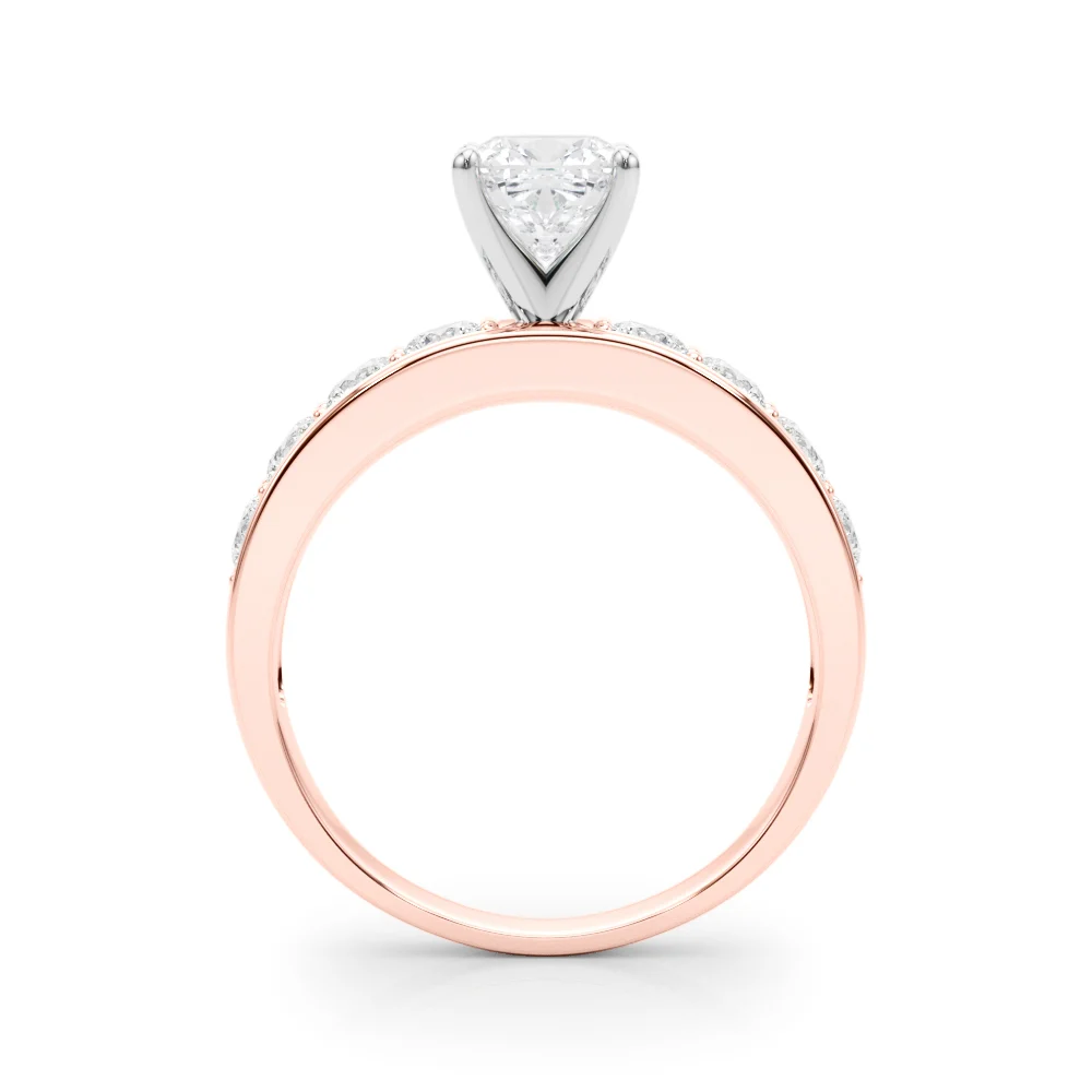 Single Row Channel Set Engagement Ring - Image 58
