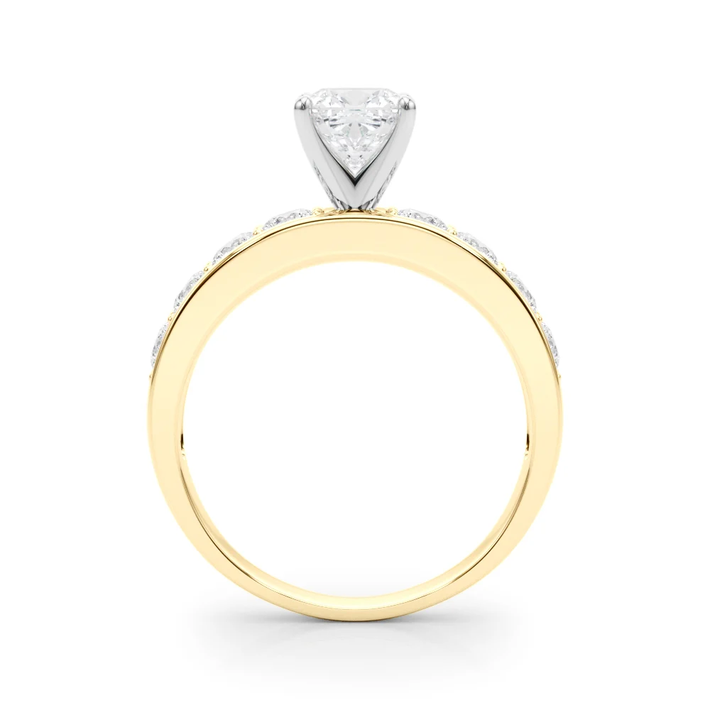 Single Row Channel Set Engagement Ring - Image 54