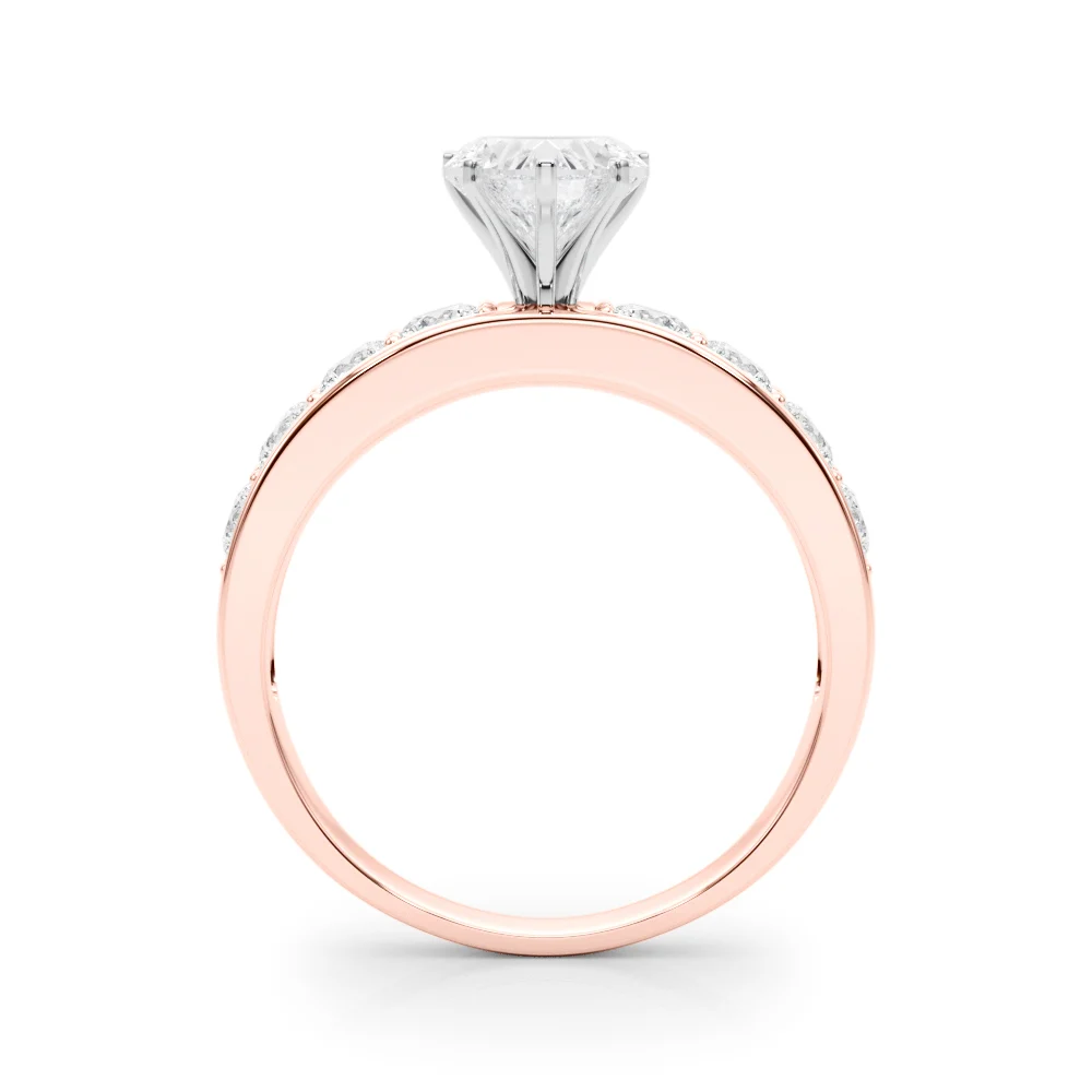 Single Row Channel Set Engagement Ring - Image 118