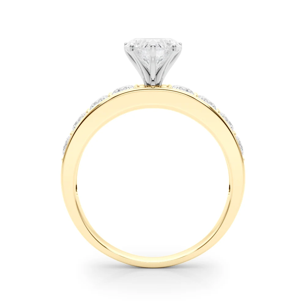 Single Row Channel Set Engagement Ring - Image 114