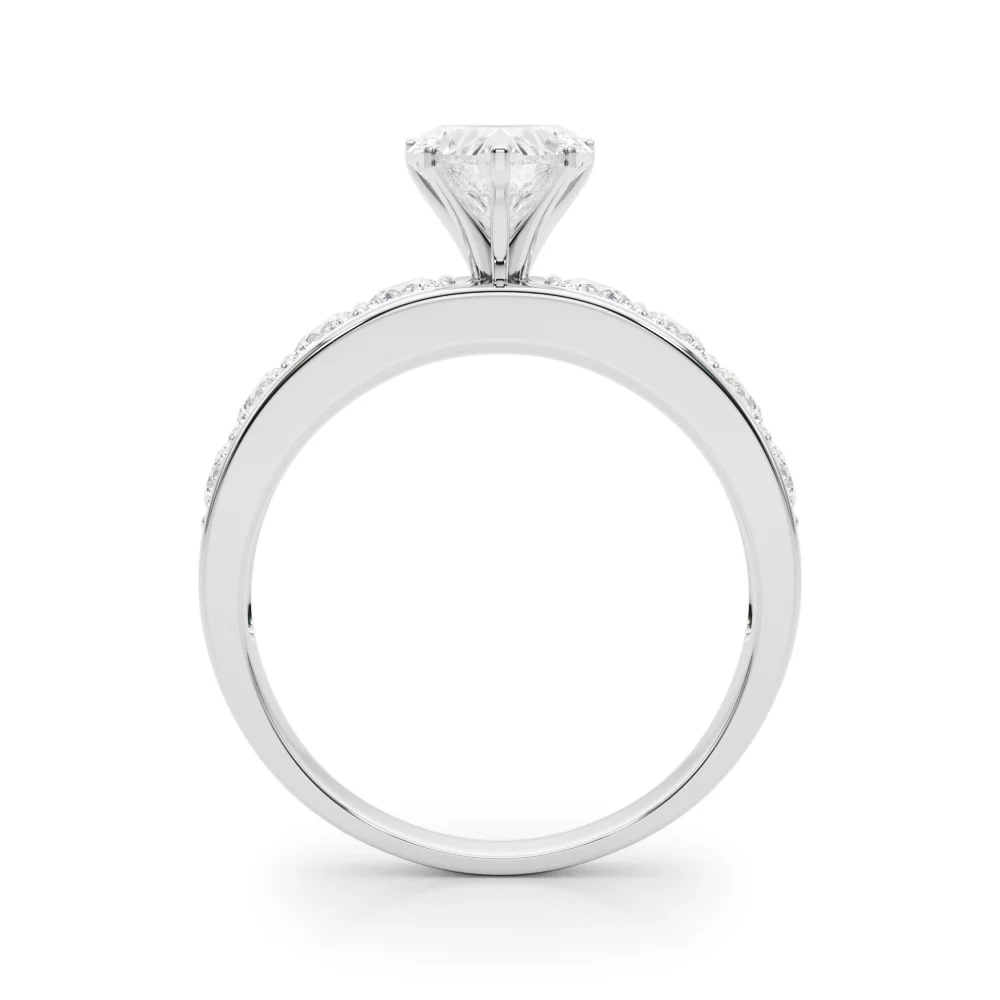 Single Row Channel Set Engagement Ring - Image 110