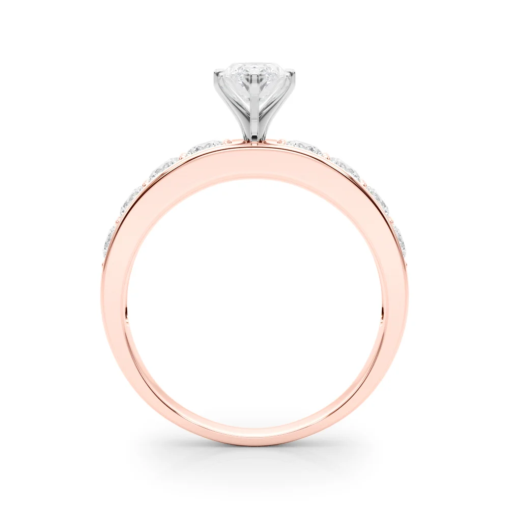 Single Row Channel Set Engagement Ring - Image 94
