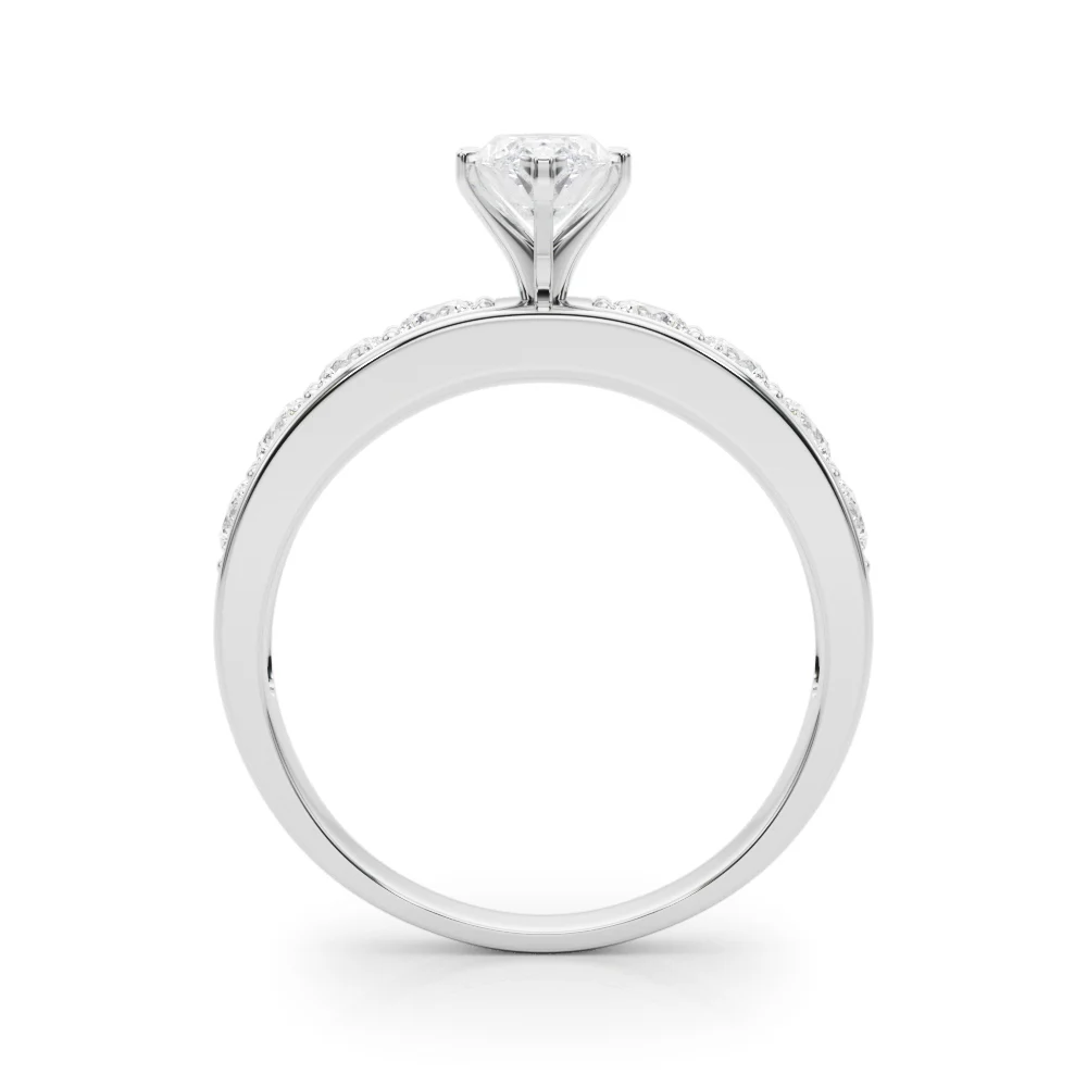 Single Row Channel Set Engagement Ring - Image 86