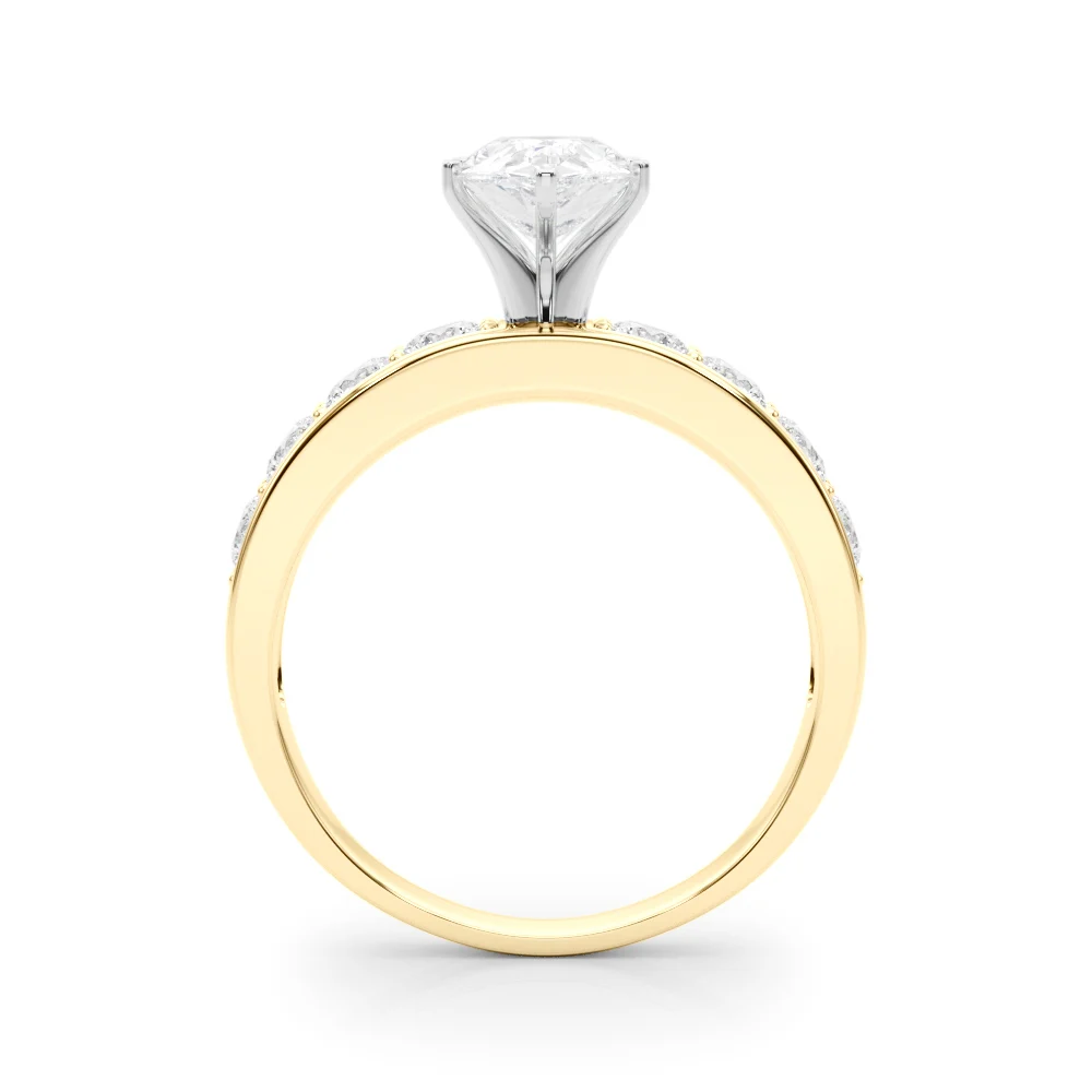 Single Row Channel Set Engagement Ring - Image 78