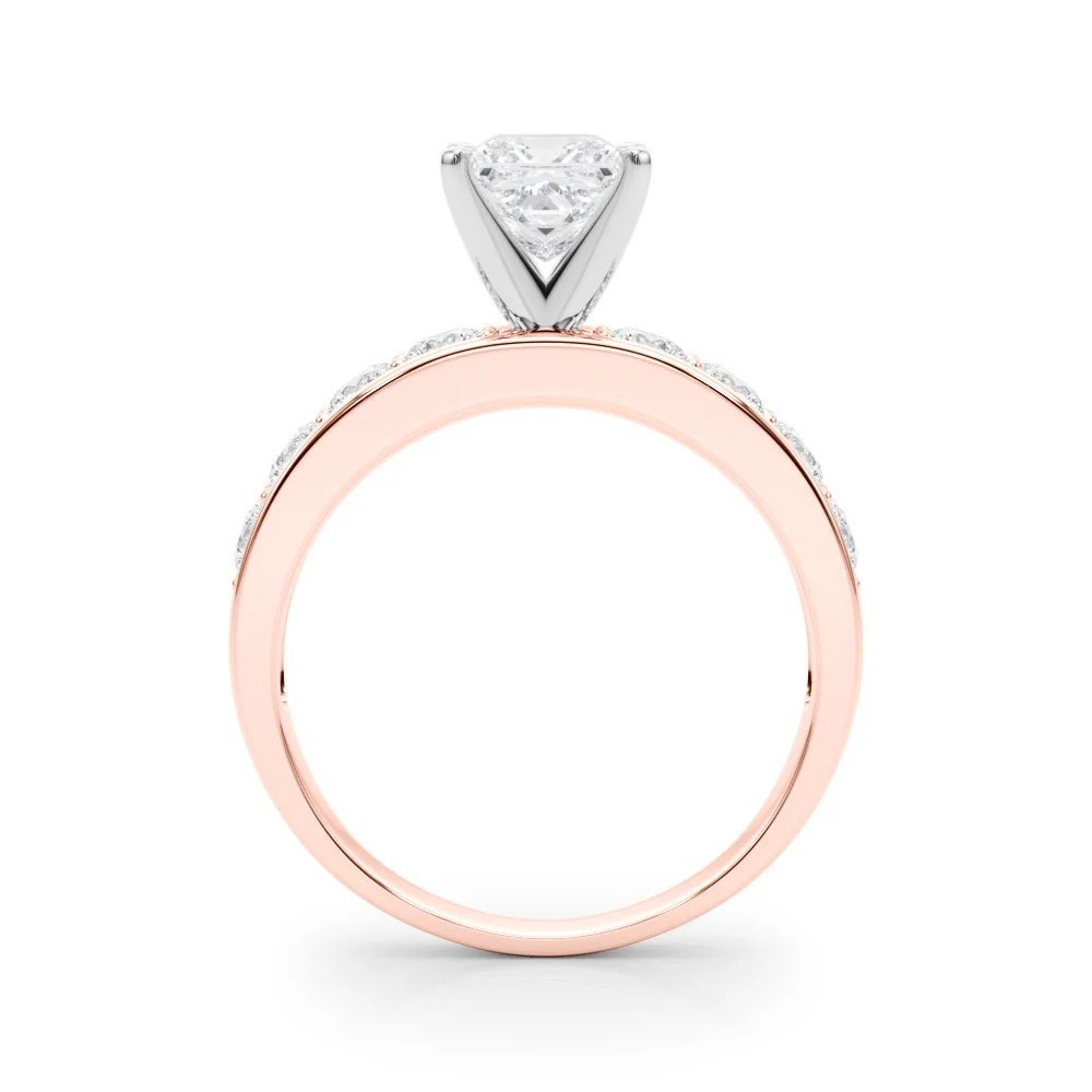Single Row Channel Set Engagement Ring - Image 70