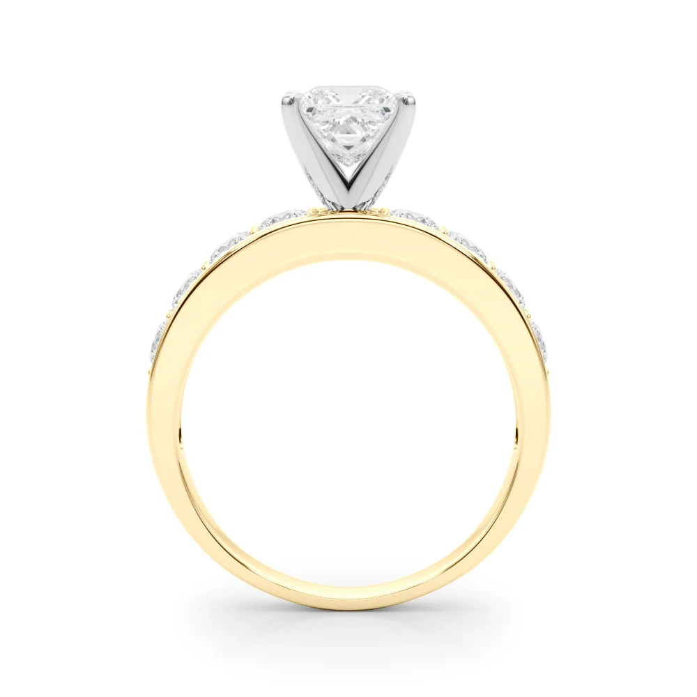 Single Row Channel Set Engagement Ring - Image 66