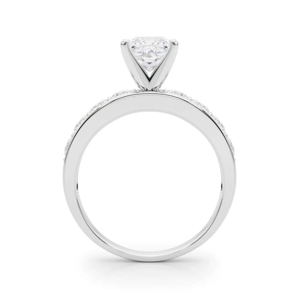 Single Row Channel Set Engagement Ring - Image 62