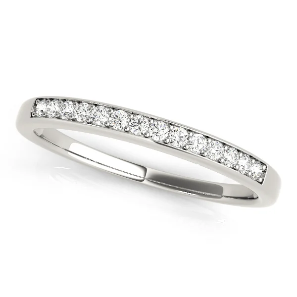 Prong In Channel Wedding Band