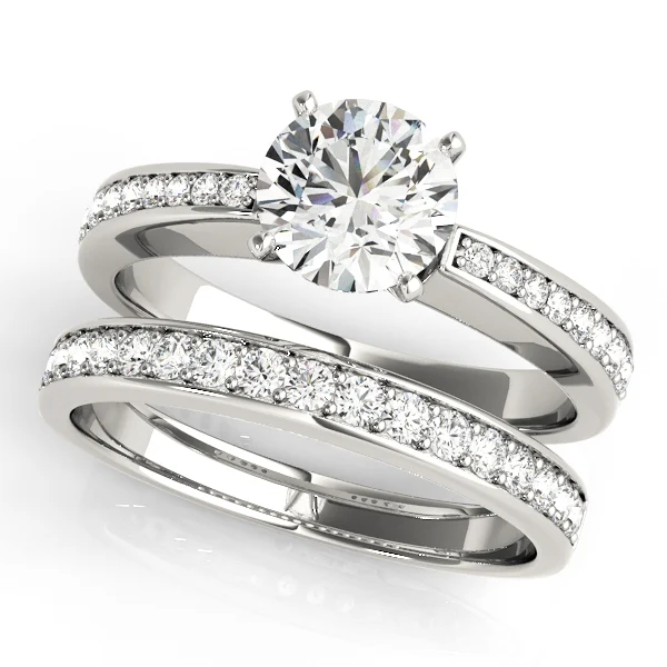 Channel Set Single Row Engagement Ring - Image 3