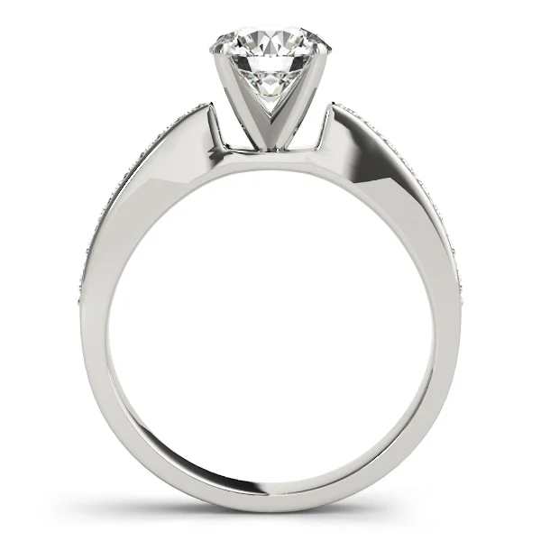 Channel Set Single Row Engagement Ring - Image 2