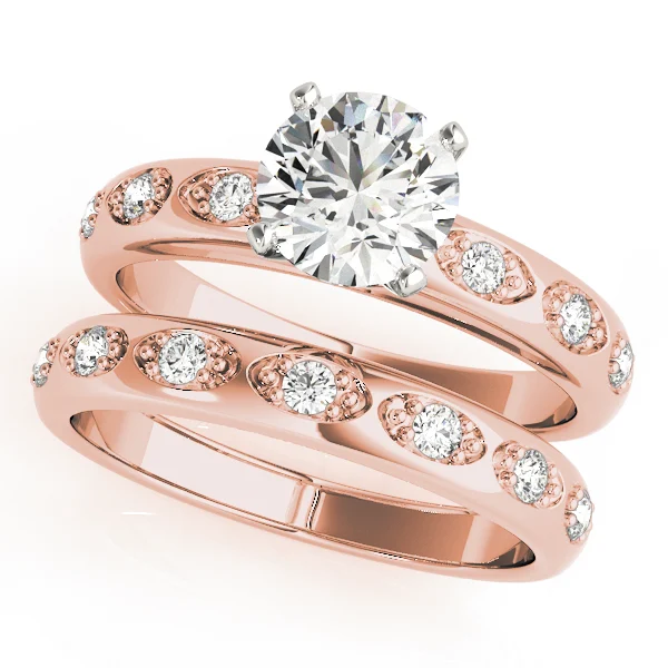 Single Row Prong Engagement Ring - Image 9