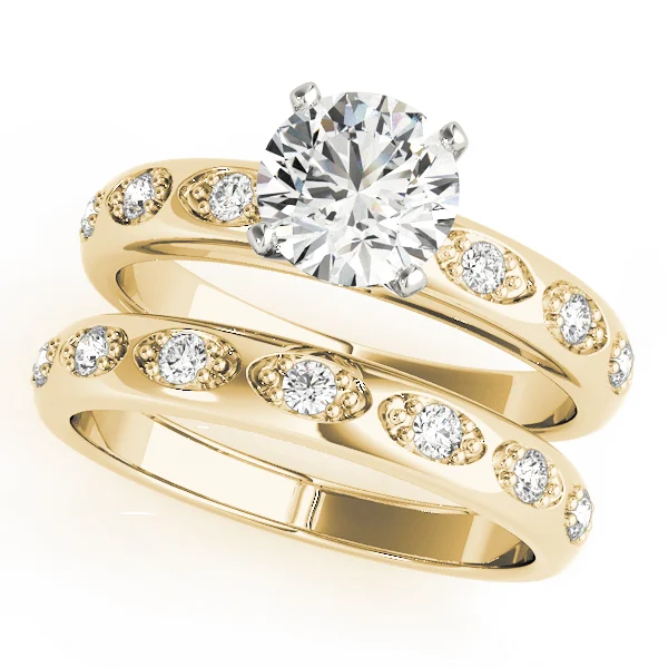 Single Row Prong Engagement Ring - Image 6