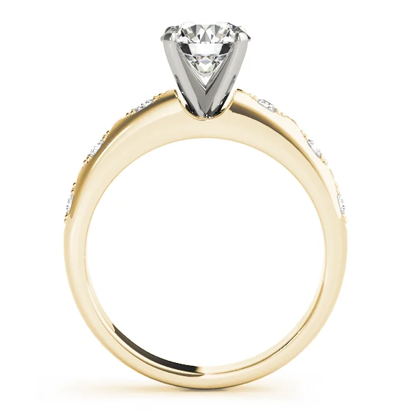 Single Row Prong Engagement Ring - Image 5