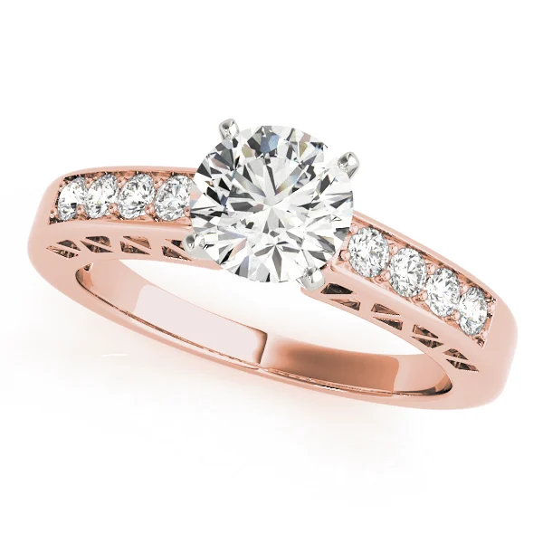 Channel Set Single Row Engagement Ring - Image 7
