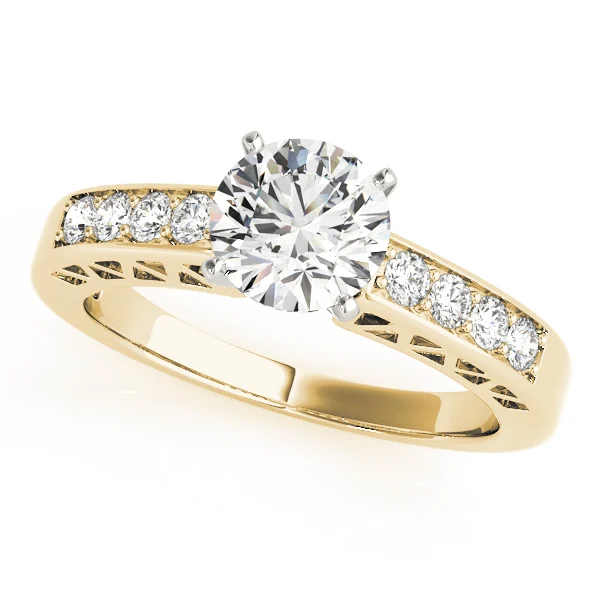 Channel Set Single Row Engagement Ring - Image 4
