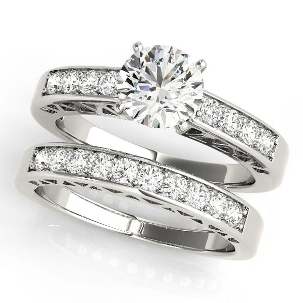 Channel Set Single Row Engagement Ring - Image 3