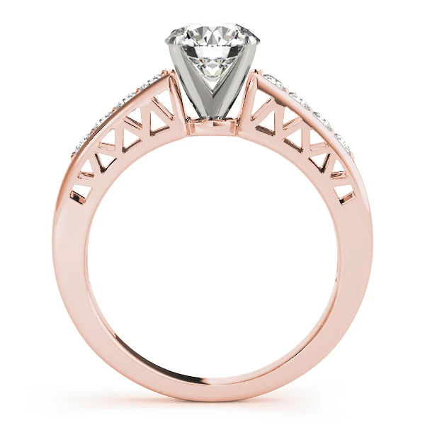 Channel Set Single Row Engagement Ring - Image 8