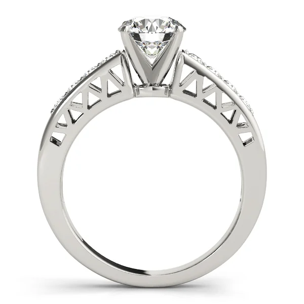 Channel Set Single Row Engagement Ring - Image 2