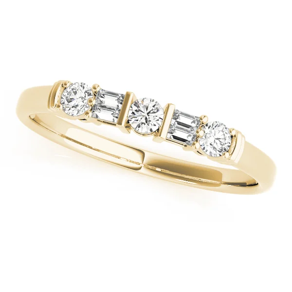 Fancy Shape Baguette Wedding Bands - Image 3