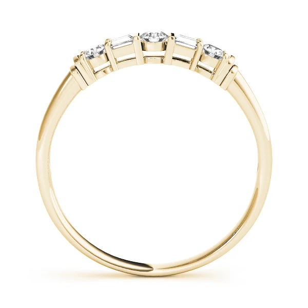 Fancy Shape Baguette Wedding Bands - Image 4