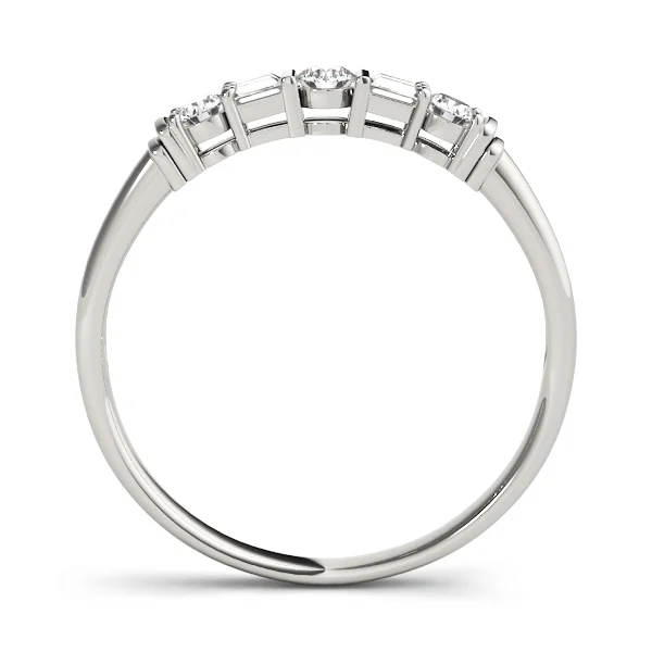 Fancy Shape Baguette Wedding Bands - Image 2
