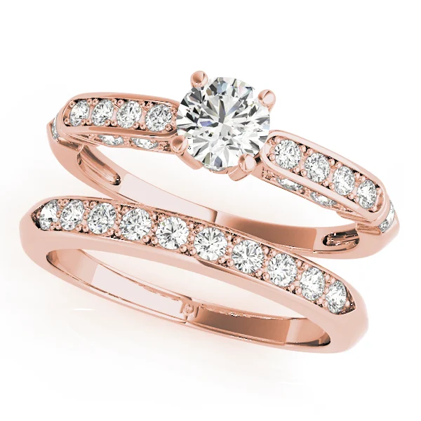Single Row Channel Set Engagement Ring - Image 9