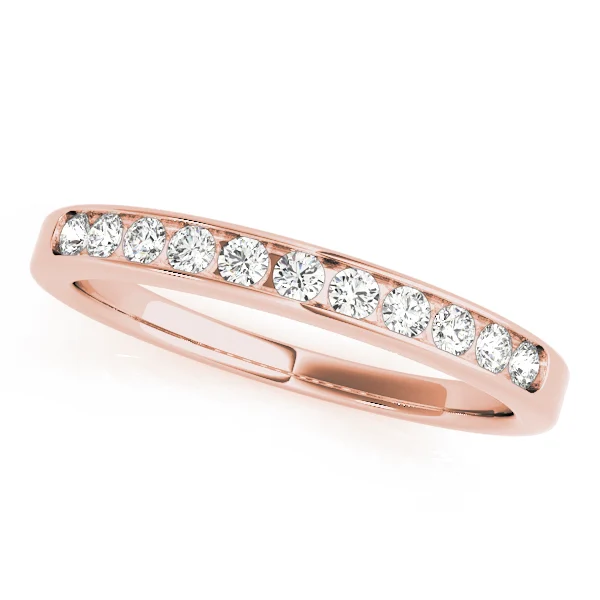 Channel Set Wedding Rings - Image 5