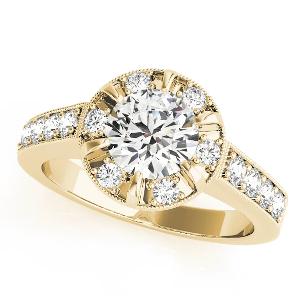 ENGAGEMENT RINGS HALO ROUND - Image 4