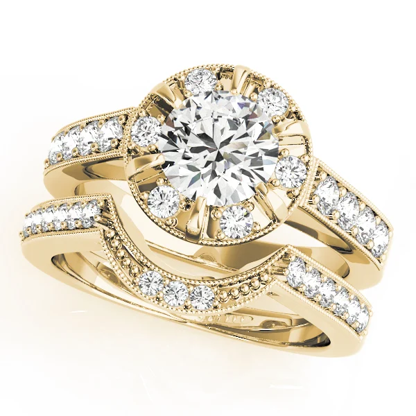 ENGAGEMENT RINGS HALO ROUND - Image 6