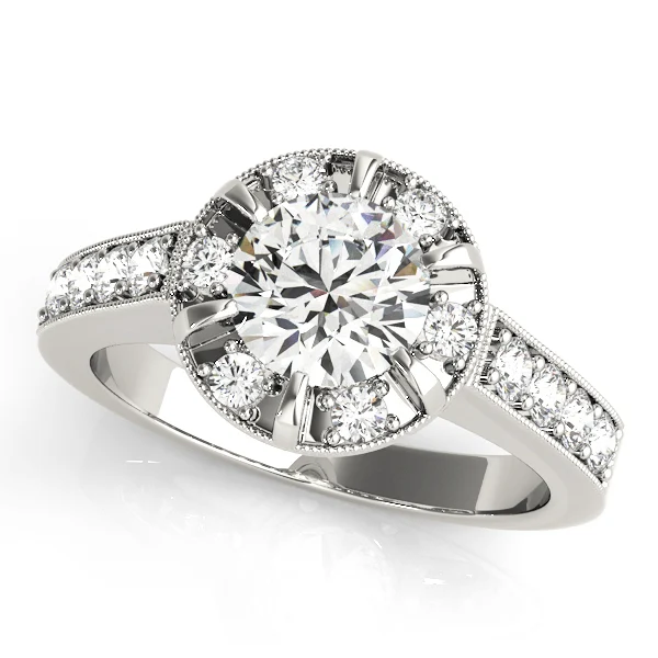 ENGAGEMENT RINGS HALO ROUND