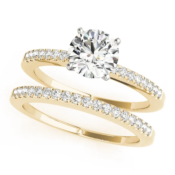 Single Row Prong Set Engagement Ring - Image 6