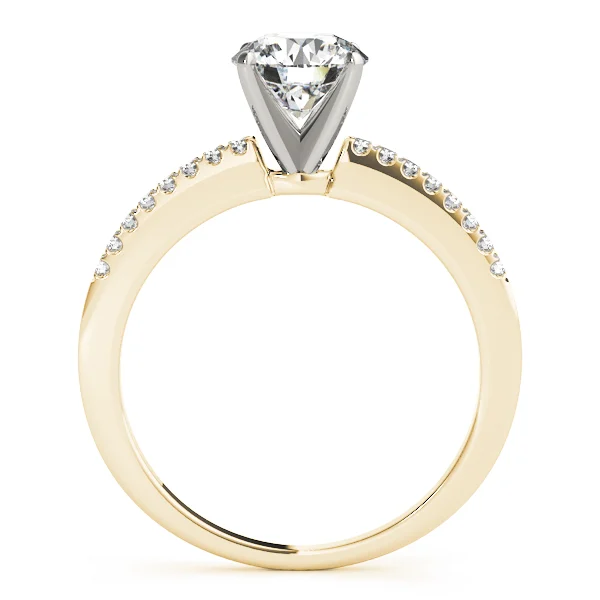 Single Row Prong Set Engagement Ring - Image 5