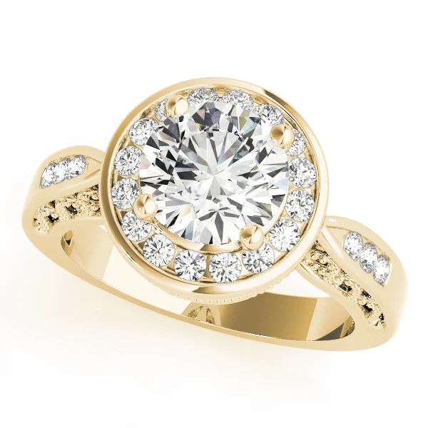 ENGAGEMENT RINGS HALO ROUND - Image 4
