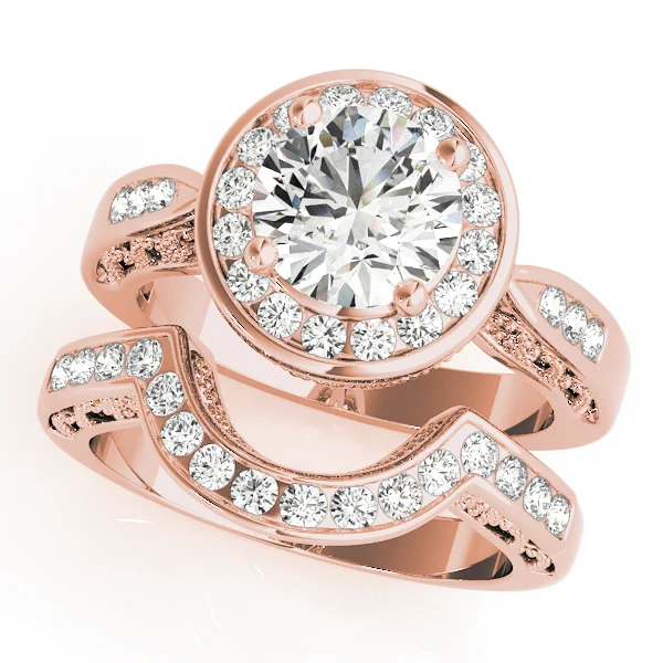 ENGAGEMENT RINGS HALO ROUND - Image 9