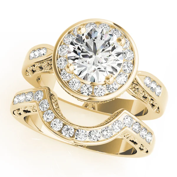 ENGAGEMENT RINGS HALO ROUND - Image 6