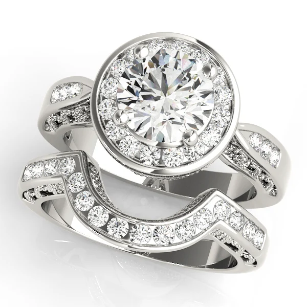 ENGAGEMENT RINGS HALO ROUND - Image 3