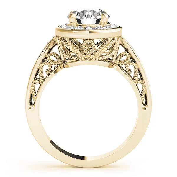 ENGAGEMENT RINGS HALO ROUND - Image 5