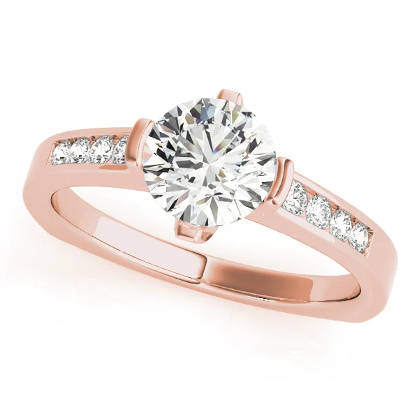 Channel Set Single Row Engagement Ring - Image 7