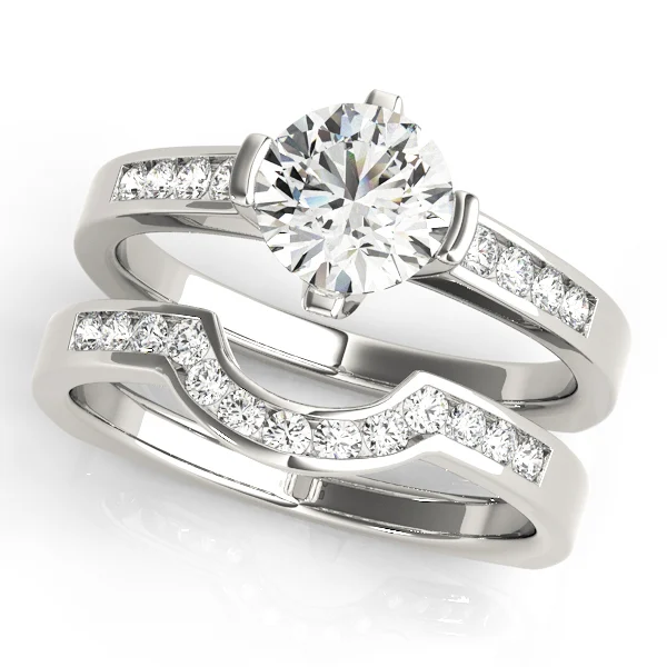 Channel Set Single Row Engagement Ring - Image 3