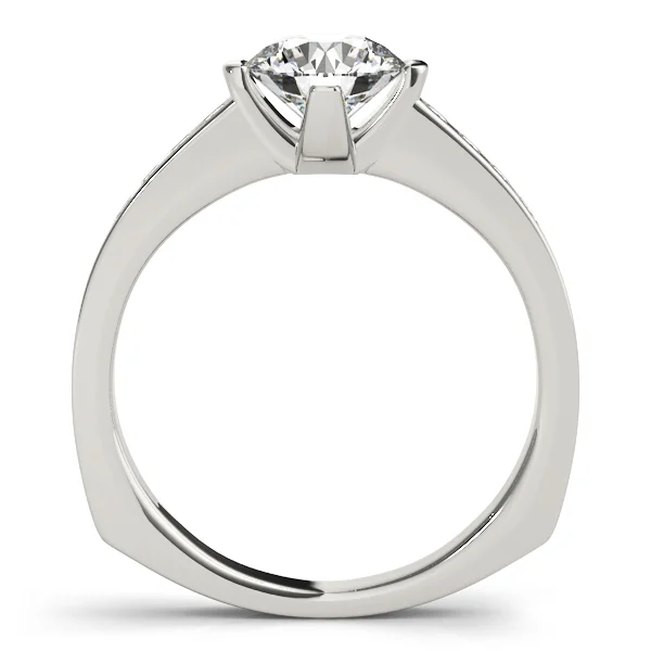 Channel Set Single Row Engagement Ring - Image 2
