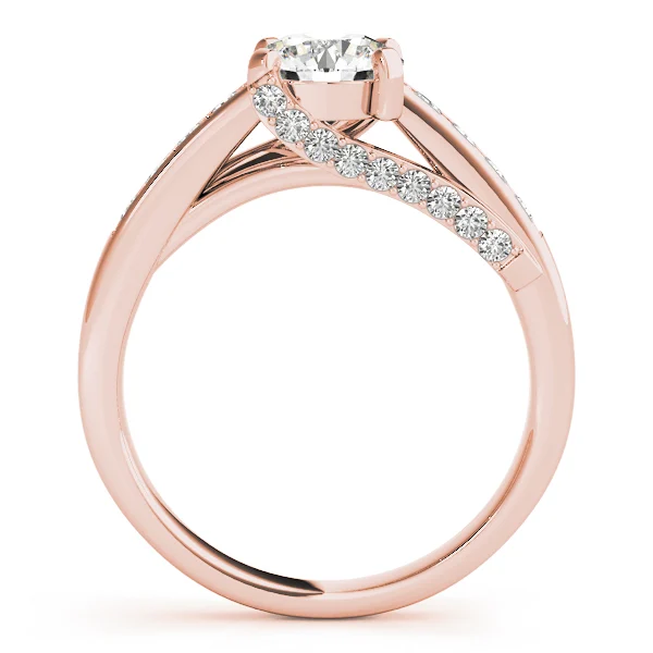 Single Row Prong In Channel Engagement Rings - Image 8