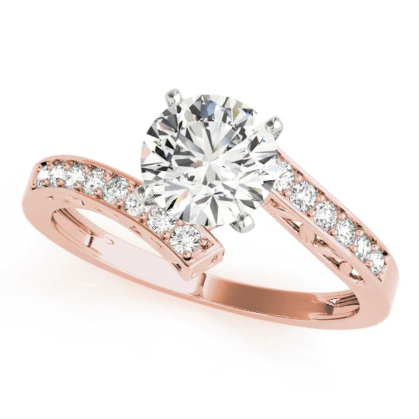 Bypass Swirl Leaf Engagement Rings - Image 7