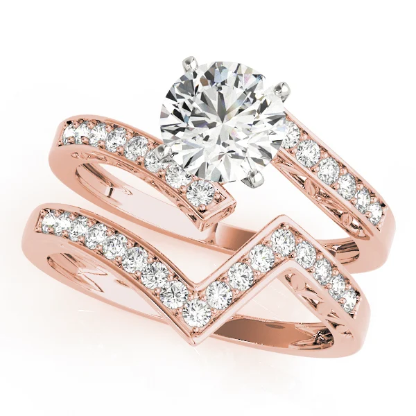 Bypass Swirl Leaf Engagement Rings - Image 9