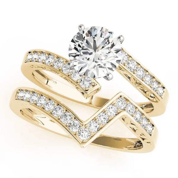 Bypass Swirl Leaf Engagement Rings - Image 6