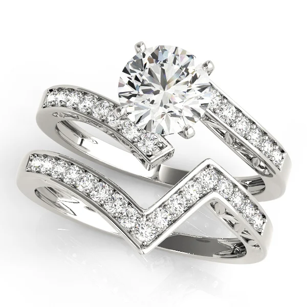 Bypass Swirl Leaf Engagement Rings - Image 3