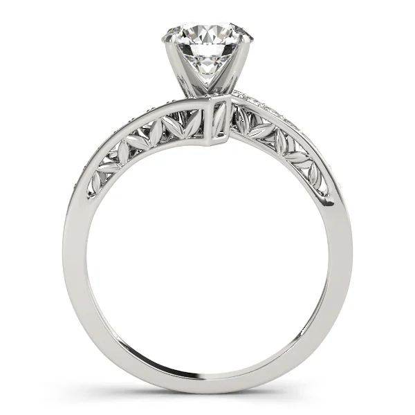 Bypass Swirl Leaf Engagement Rings - Image 2