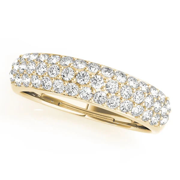 Multirow Pavé Wedding Ring - Image 3