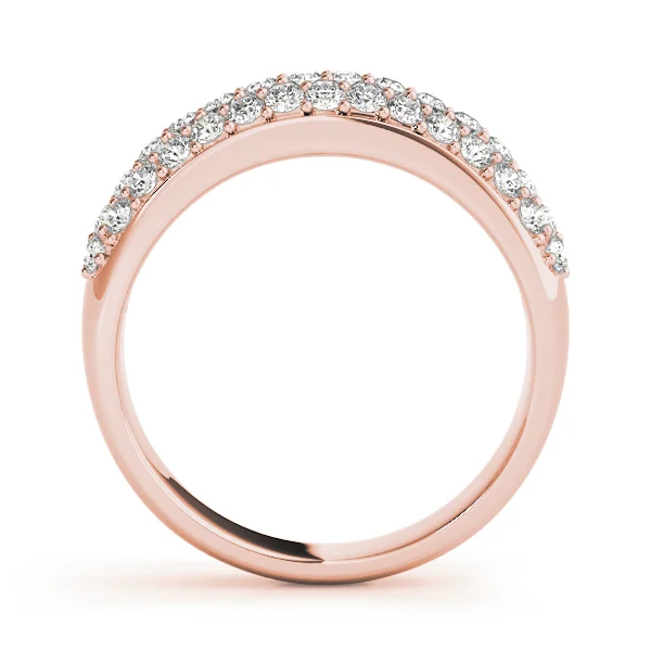 Multirow Pavé Wedding Ring - Image 6