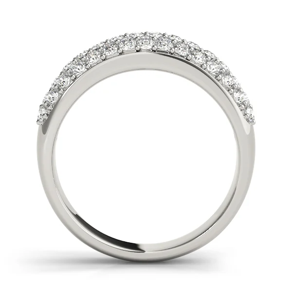 Multirow Pavé Wedding Ring - Image 2